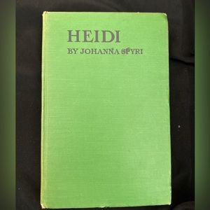 HEIDI Johanna Spyri 1915  J. B. Lippincott Hardcover Vintage Classic Story HC